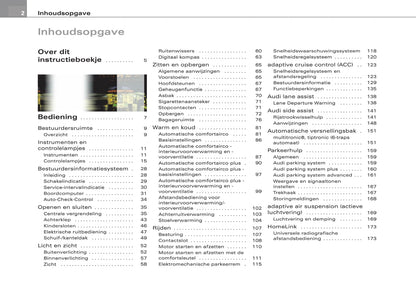 2008-2011 Audi A6 Owner's Manual | Dutch