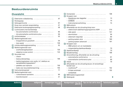 2008-2011 Audi A6 Owner's Manual | Dutch