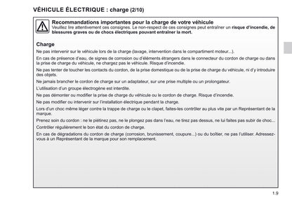 2019-2020 Renault Zoe Gebruikershandleiding | Frans