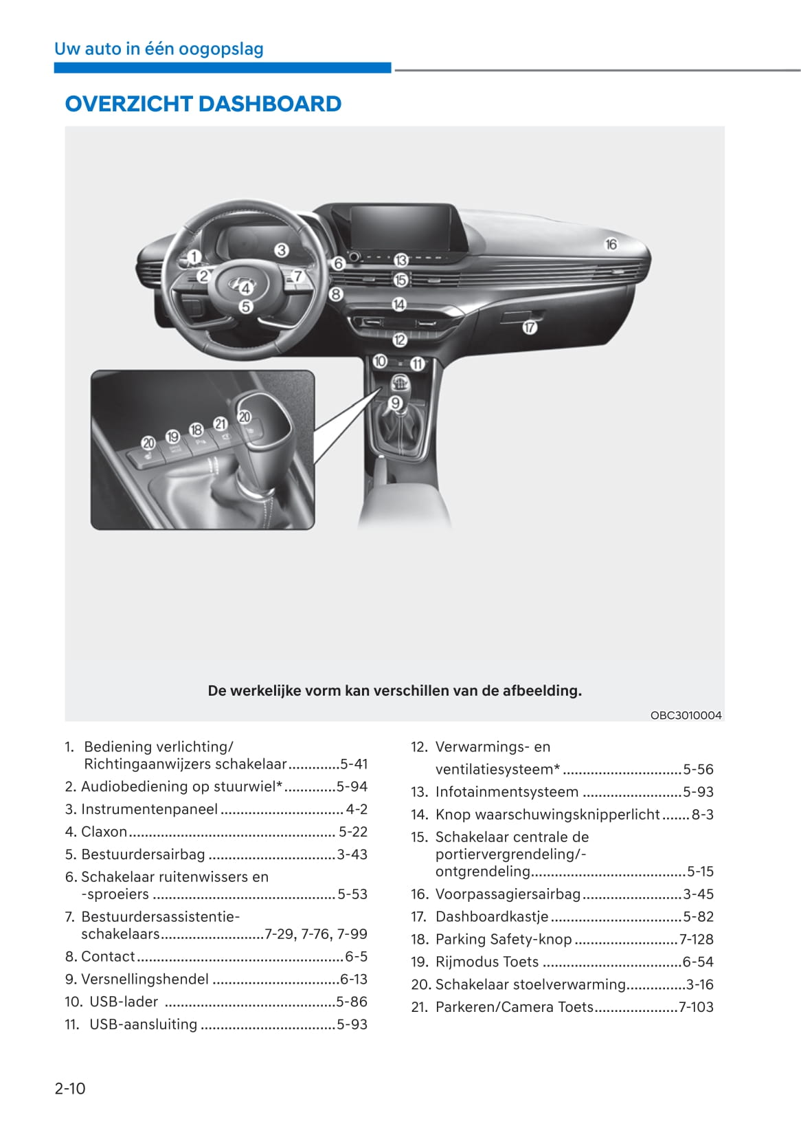 2021-2022 Hyundai i20 Owner's Manual | Dutch