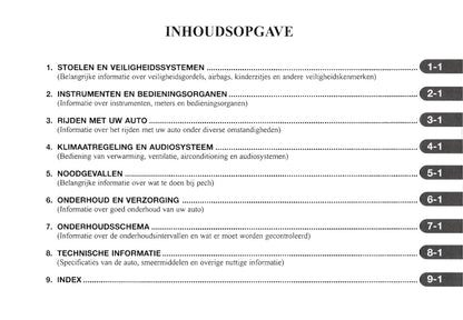 2000-2006 Daewoo Evanda Manuel du propriétaire | Néerlandais