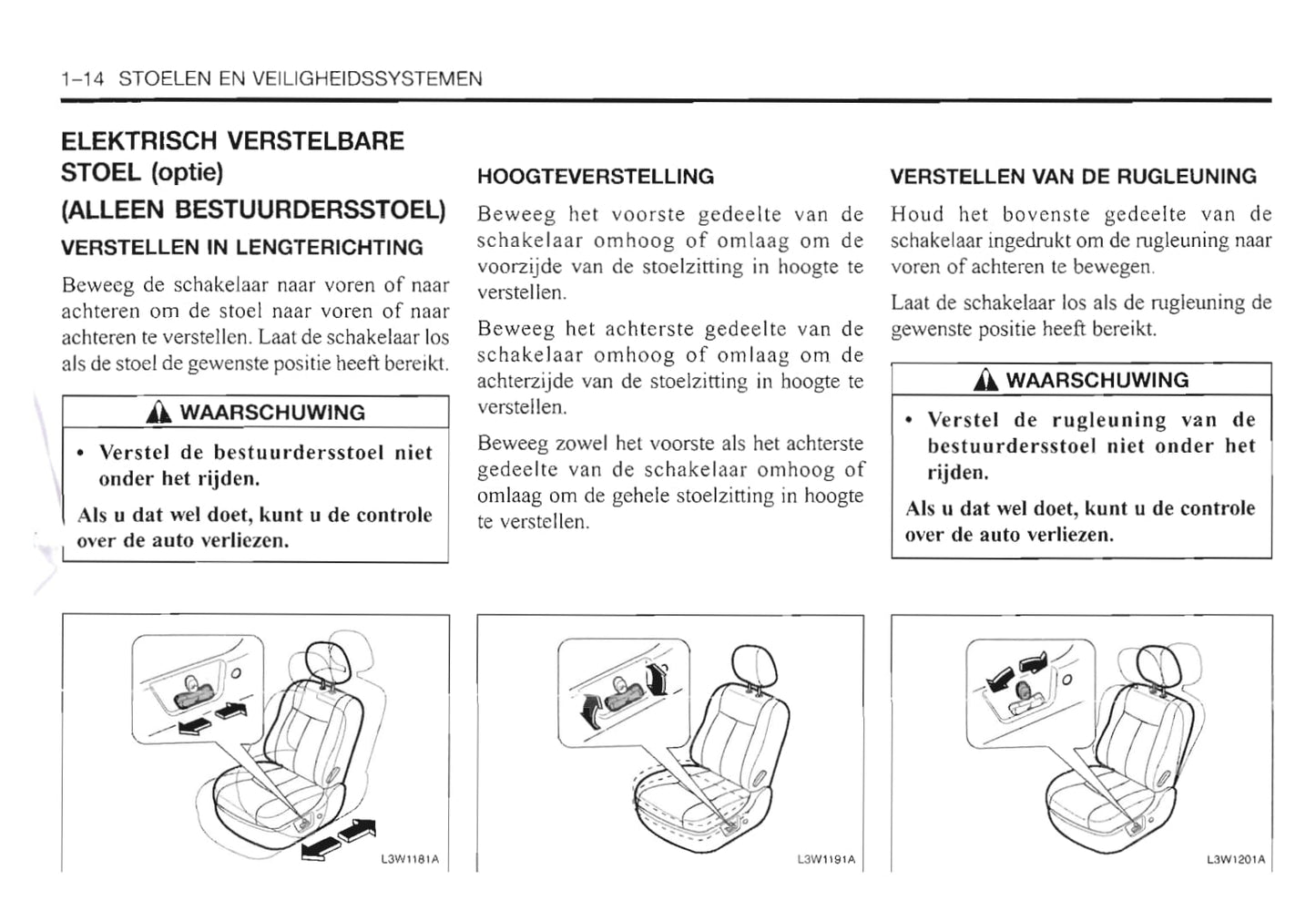 2000-2006 Daewoo Evanda Owner's Manual | Dutch