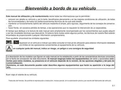 2018-2019 Renault Kangoo Gebruikershandleiding | Spaans
