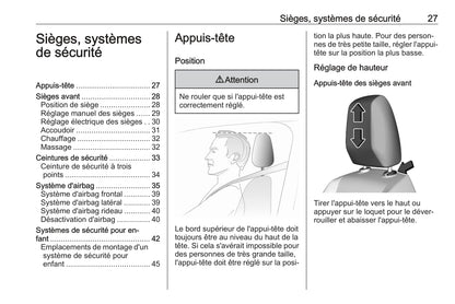 2019-2020 Opel Corsa Owner's Manual | French