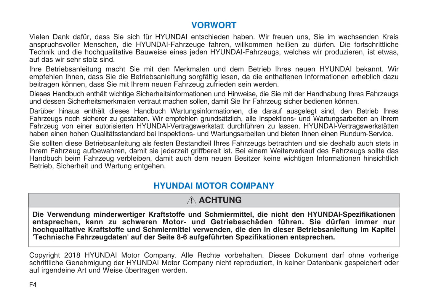 2018-2019 Hyundai Nexo Gebruikershandleiding | Duits