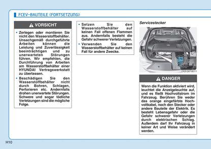 2018-2019 Hyundai Nexo Gebruikershandleiding | Duits