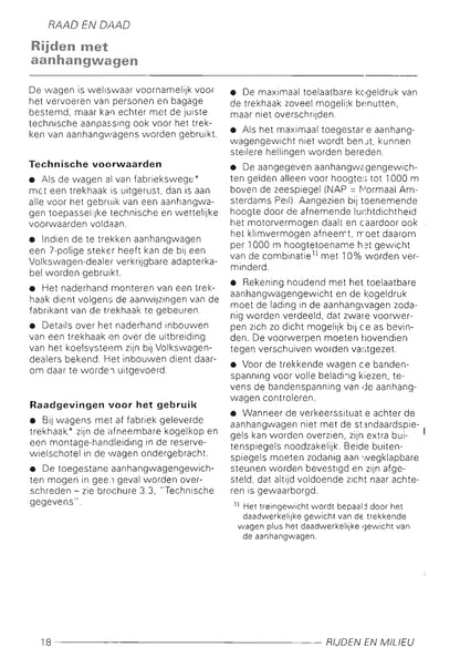 1998-2005 Volkswagen Bora Owner's Manual | Dutch