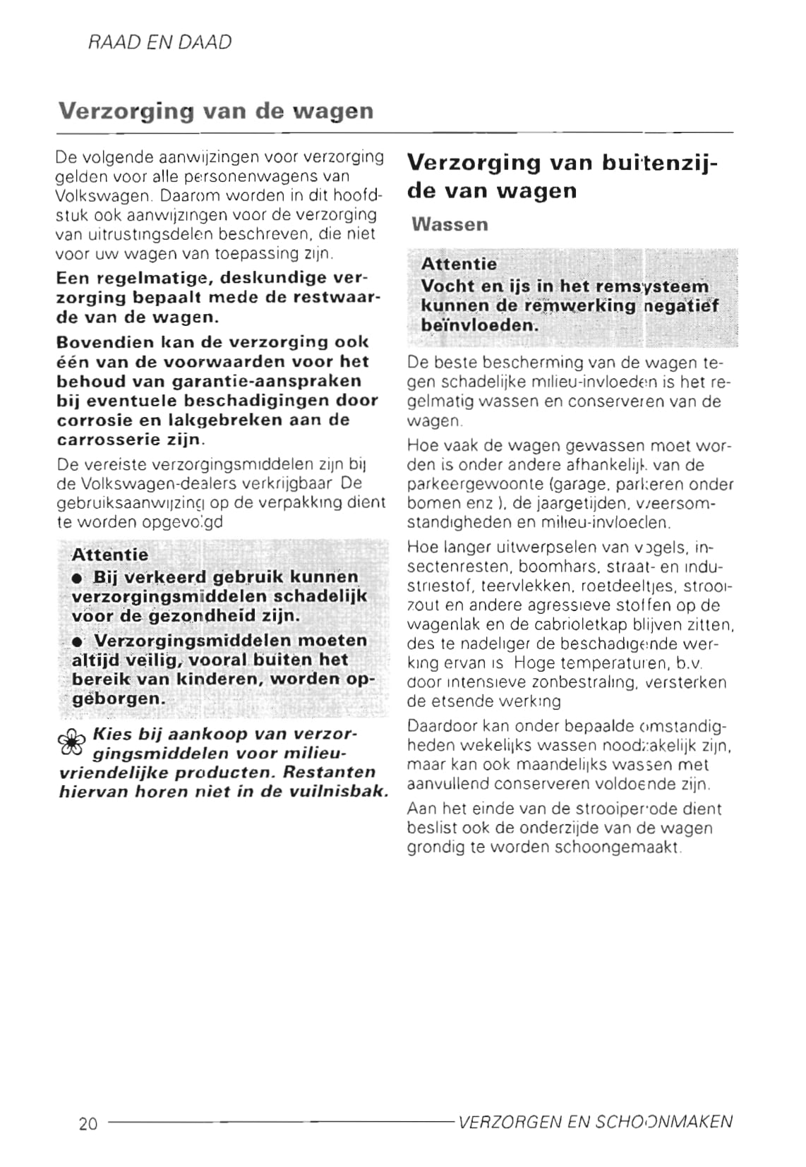 1998-2005 Volkswagen Bora Owner's Manual | Dutch