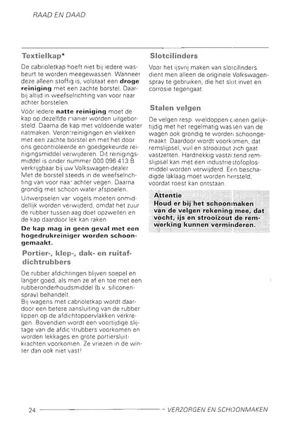 1998-2005 Volkswagen Bora Owner's Manual | Dutch