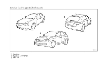 2010 Subaru Impreza Gebruikershandleiding | Frans