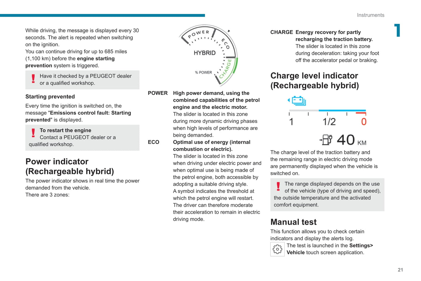 2021-2022 Peugeot 308/308 Hybrid Owner's Manual | English