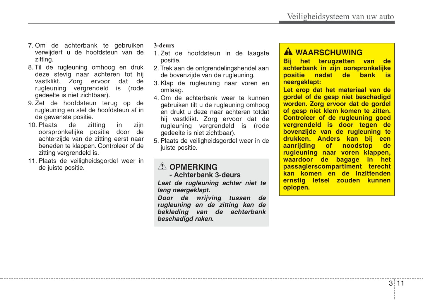 2010-2011 Kia Cee'd Gebruikershandleiding | Nederlands