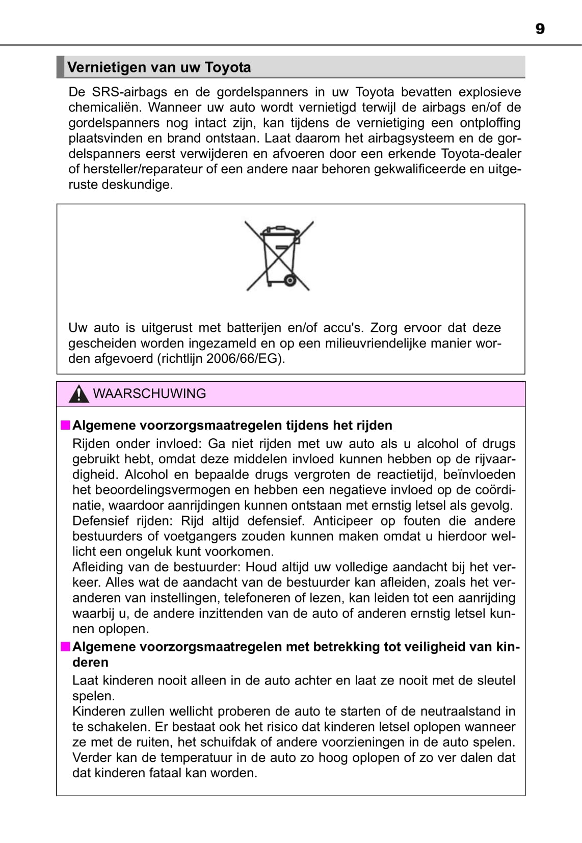 2016-2017 Toyota Land Cruiser Owner's Manual | Dutch