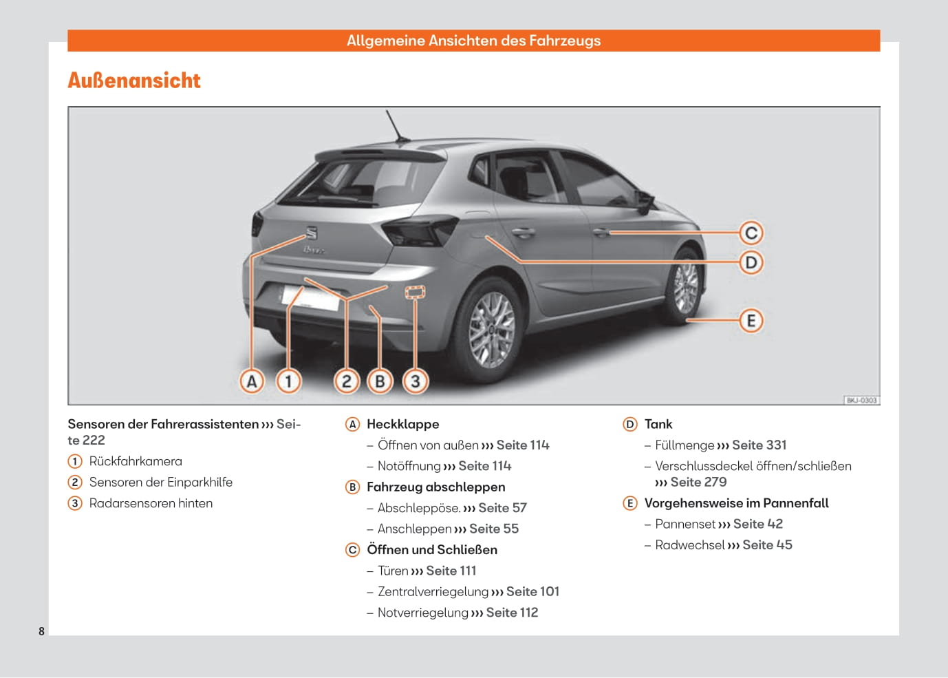 2021-2022 Seat Ibiza Owner's Manual | German