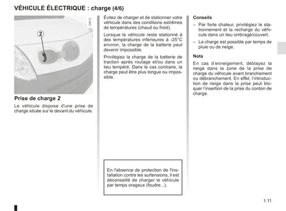 2012-2013 Renault Kangoo Z.E. Gebruikershandleiding | Frans