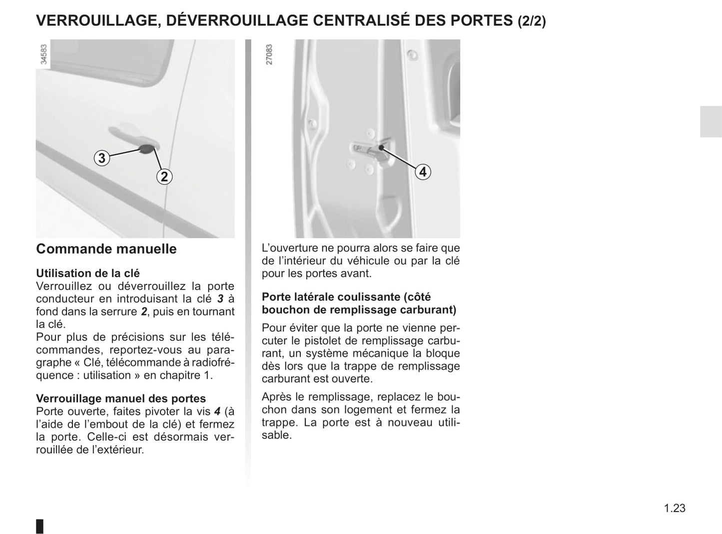 2012-2013 Renault Kangoo Manuel du propriétaire | Français