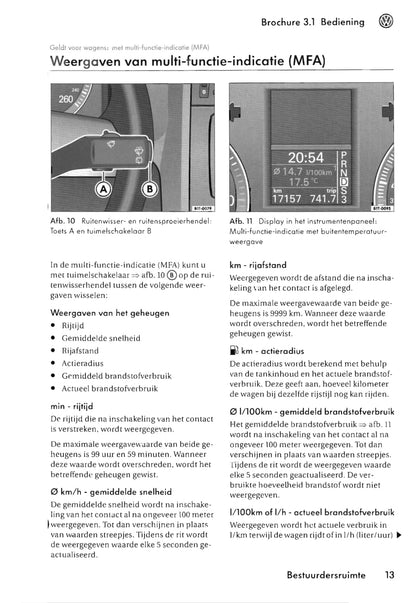 2003-2006 Volkswagen Touran Gebruikershandleiding | Nederlands