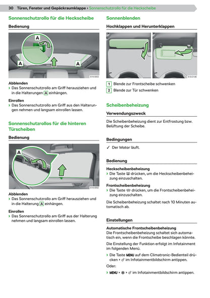 2019-2020 Skoda Superb iV Owner's Manual | German