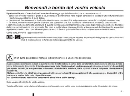 2016-2019 Renault Clio Manuel du propriétaire | Italien