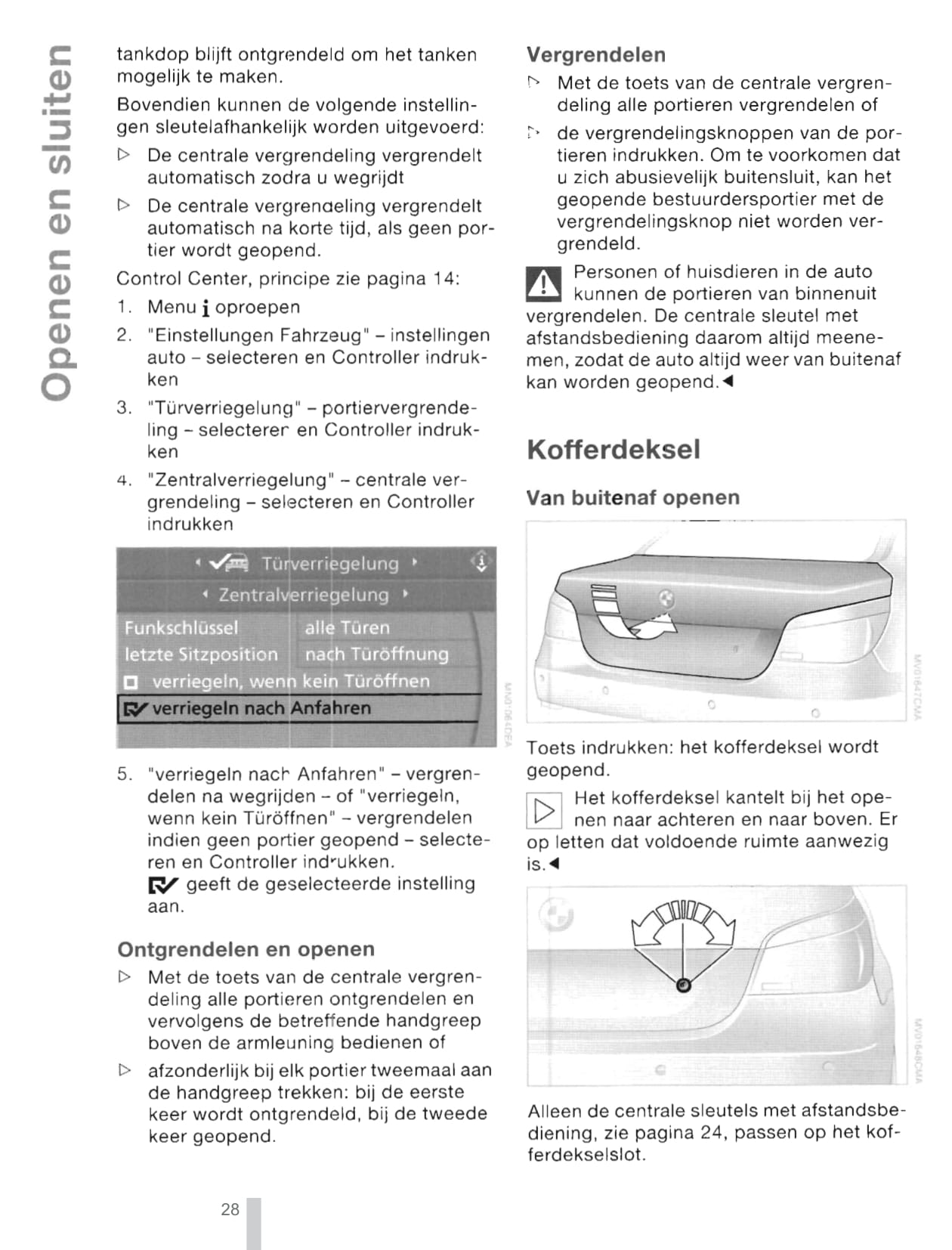 2003-2004 BMW 5 Series Owner's Manual | Dutch