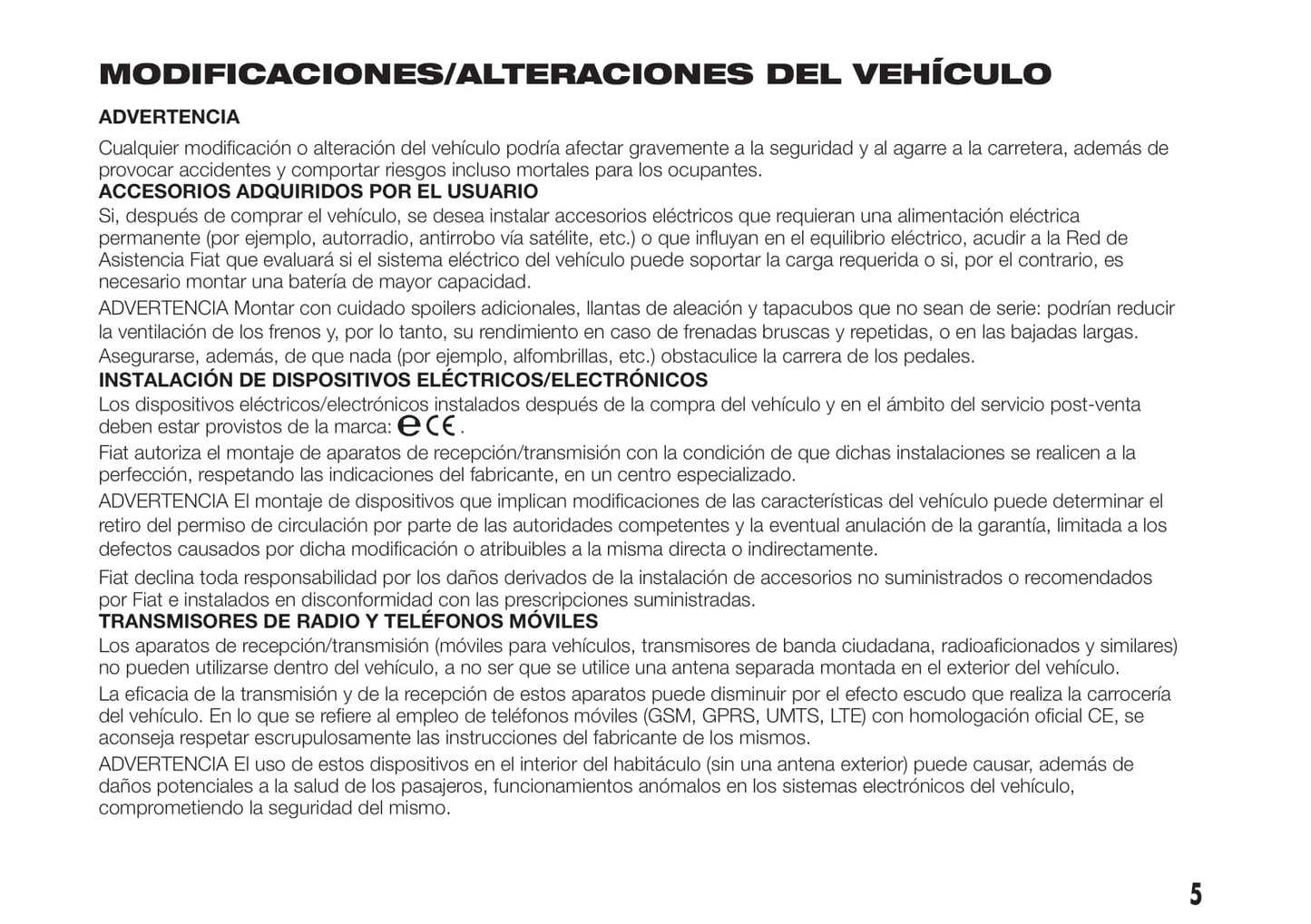 2016-2022 Fiat Talento Manuel du propriétaire | Espagnol