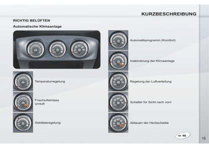 2011-2012 Peugeot 4007 Manuel du propriétaire | Allemand