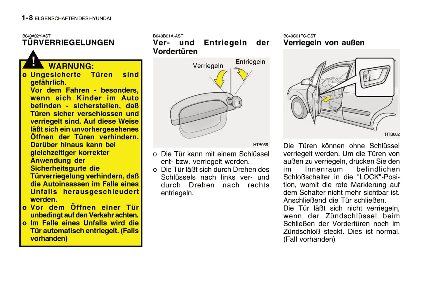 2008-2009 Hyundai Getz Gebruikershandleiding | Duits