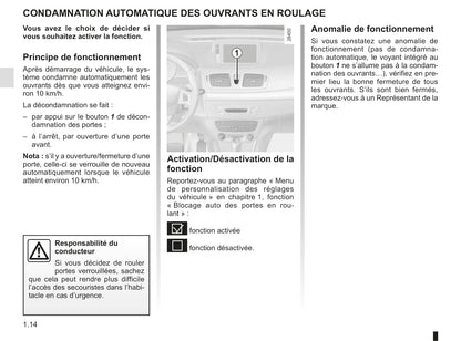 2015-2016 Renault Mégane Coupé Cabriolet/Mégane CC Owner's Manual | French