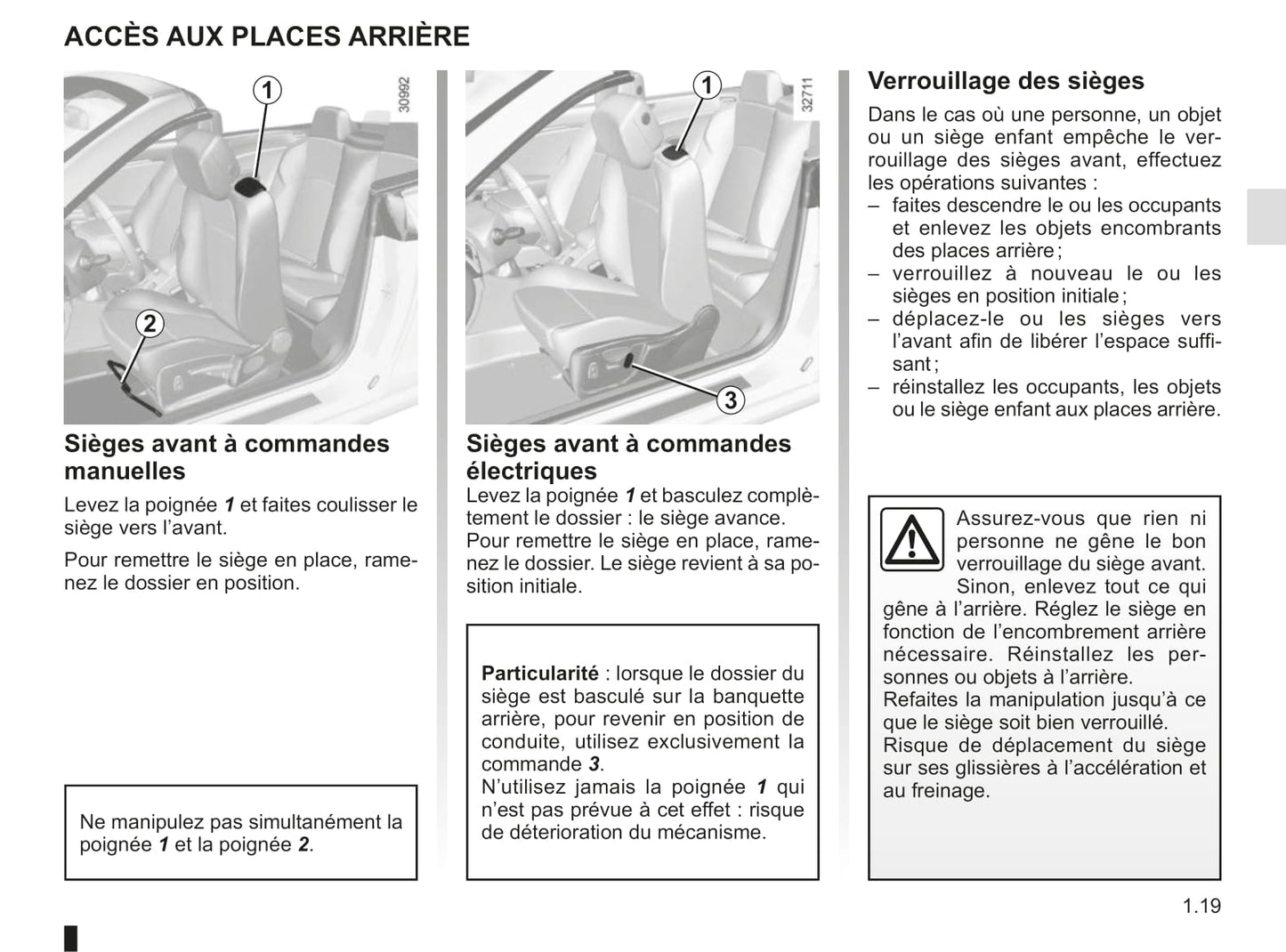 2015-2016 Renault Mégane Coupé Cabriolet/Mégane CC Owner's Manual | French