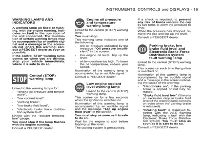 2011-2012 Peugeot Partner/Partner Origin Owner's Manual | English