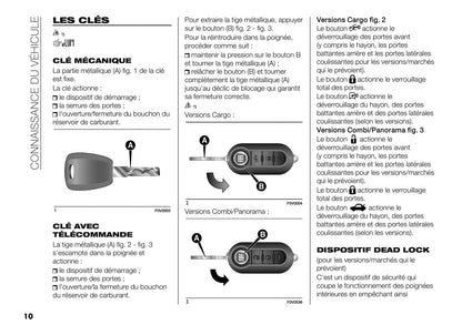 2018-2019 Fiat Doblò Owner's Manual | French