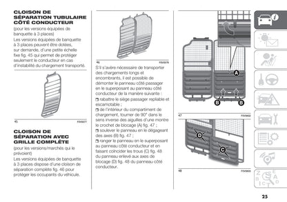 2018-2019 Fiat Doblò Owner's Manual | French