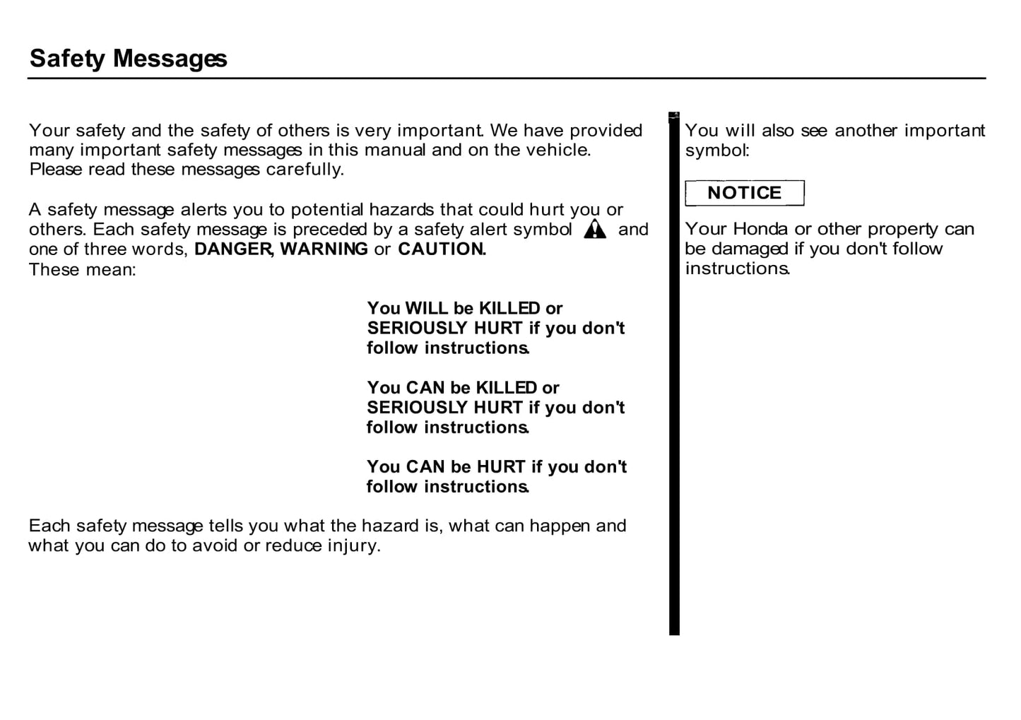 1992 Honda Civic Owner's Manual | English