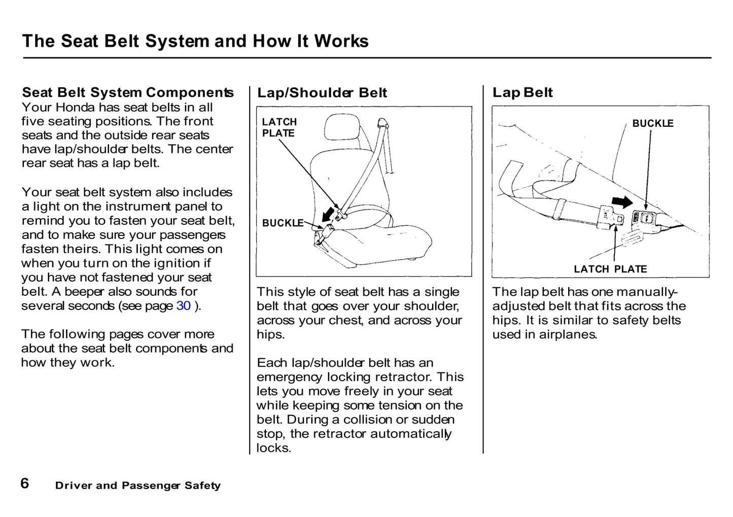 1992 Honda Civic Owner's Manual | English