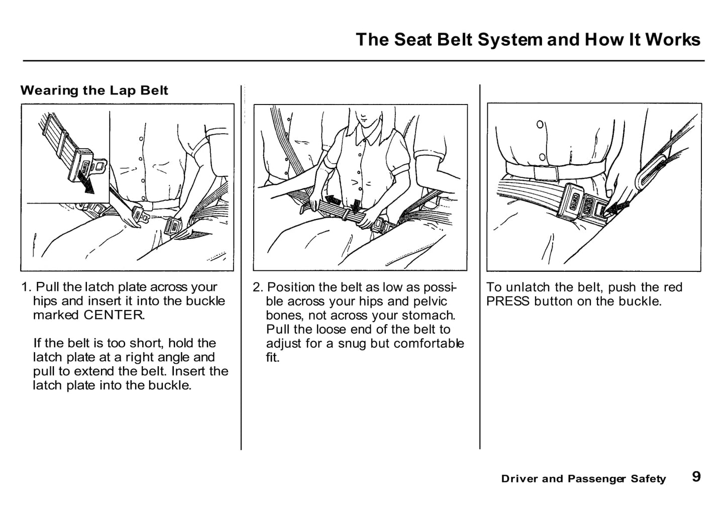 1992 Honda Civic Owner's Manual | English