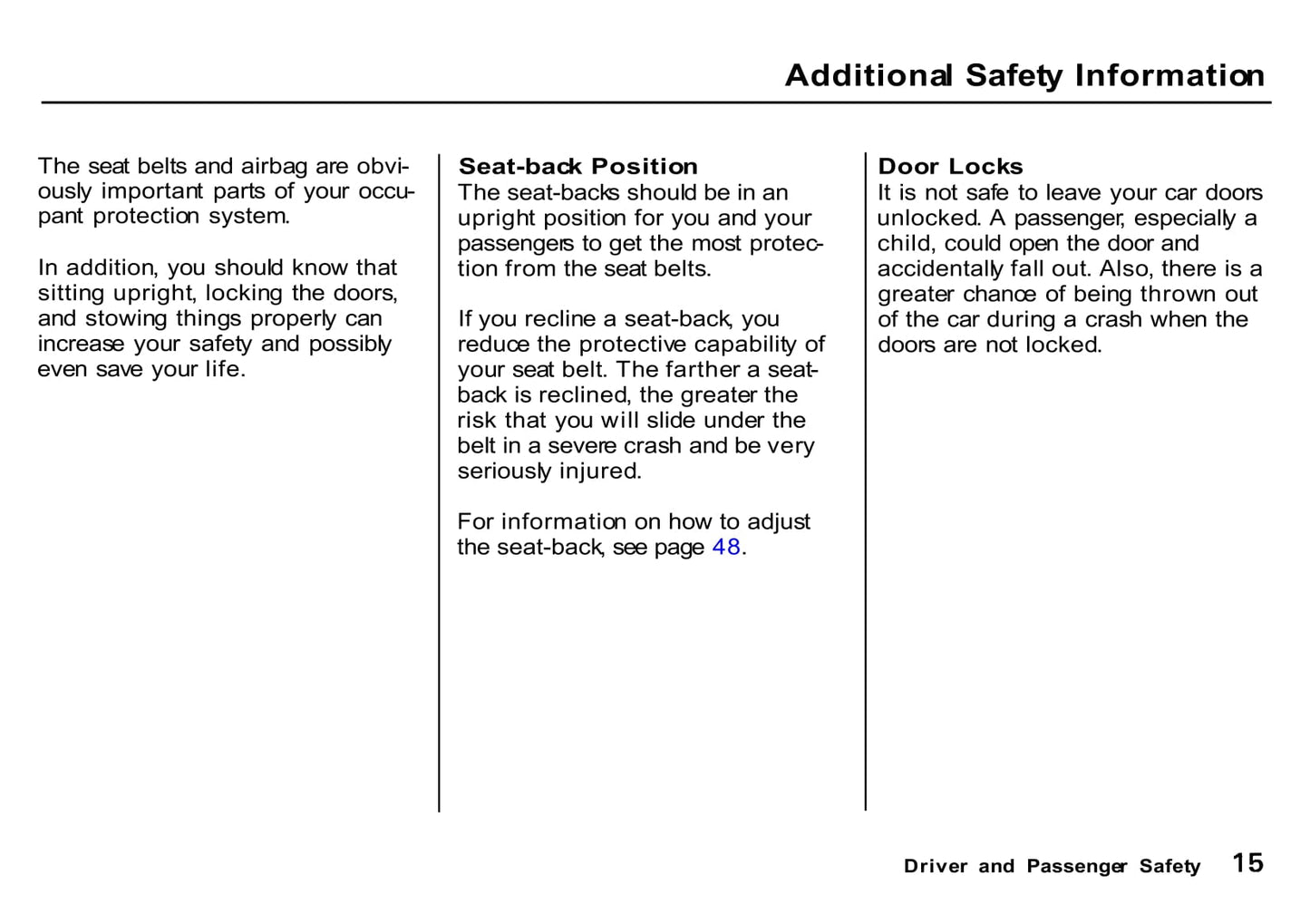 1992 Honda Civic Owner's Manual | English