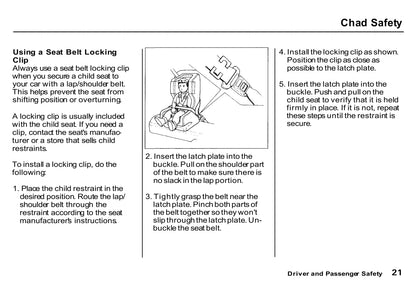 1992 Honda Civic Owner's Manual | English