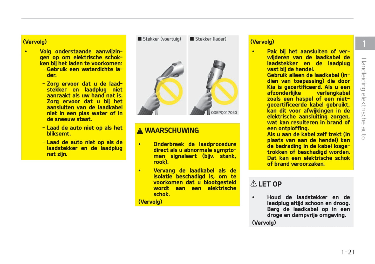 2021-2022 Kia e-Niro Owner's Manual | Dutch