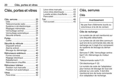 2018 Opel Astra Owner's Manual | French