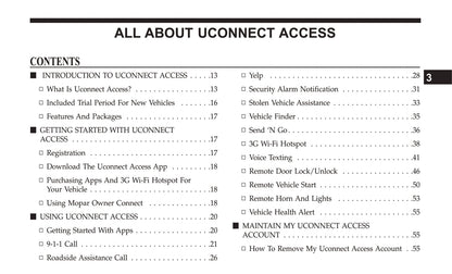 Uconnect 8.4 / 8.4 Nav Supplement Manuel du propriétaire