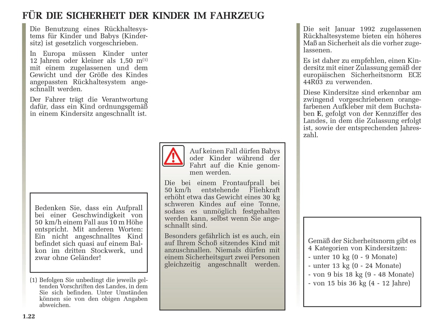2002-2003 Renault Avantime Owner's Manual | German