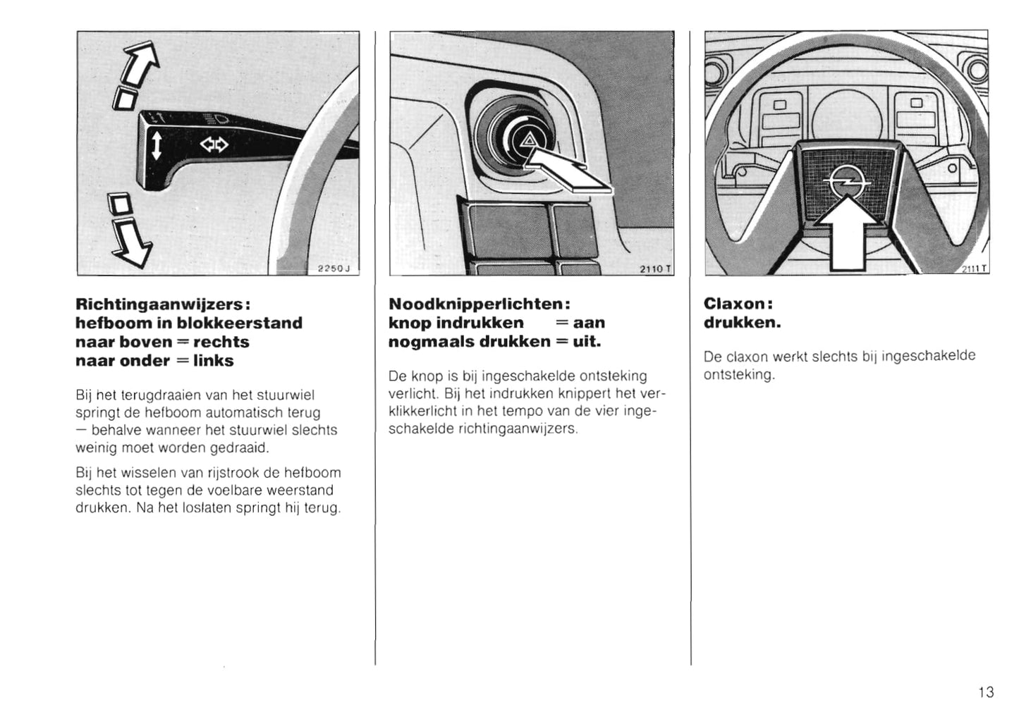 1989-1991 Opel Kadett Gebruikershandleiding | Nederlands