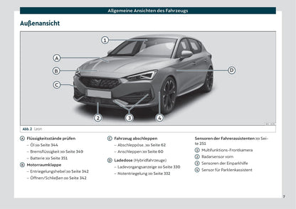 2020-2023 Cupra Leon Manuel du propriétaire | Allemand