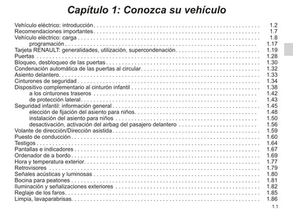 2016-2019 Renault Zoe Manuel du propriétaire | Espagnol