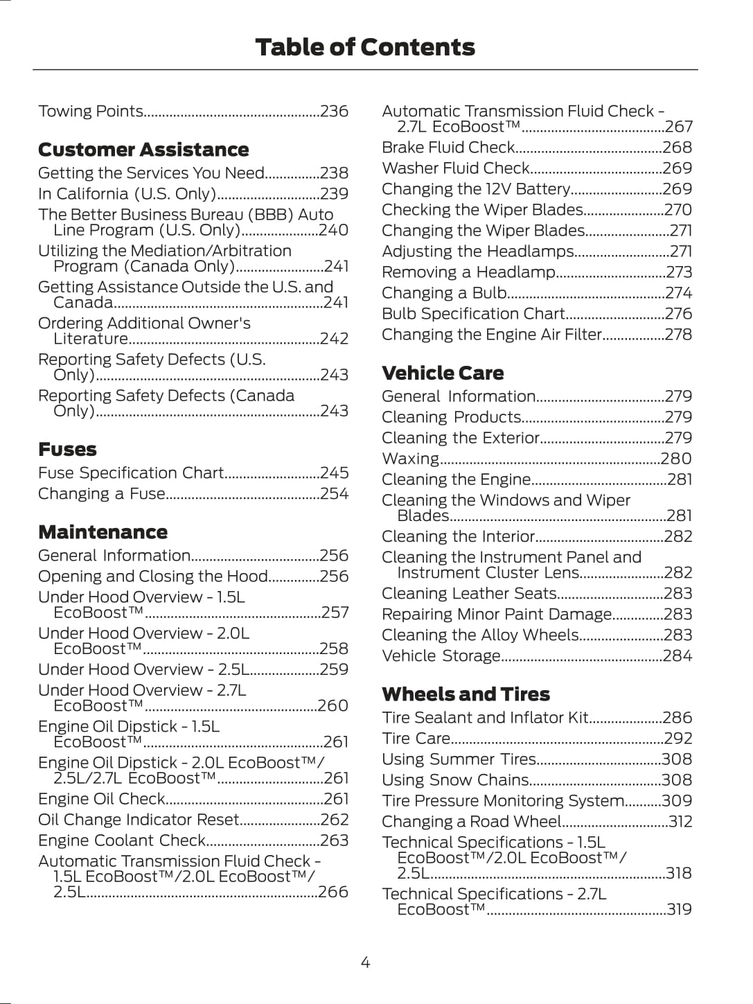 2014 Ford Fusion Owner's Manual | English