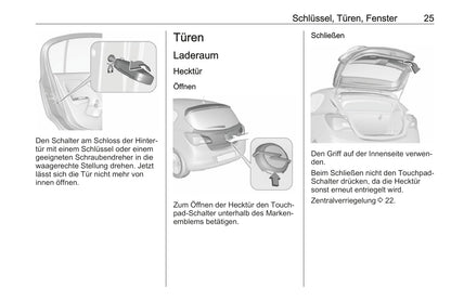 2018-2019 Opel Corsa Owner's Manual | German