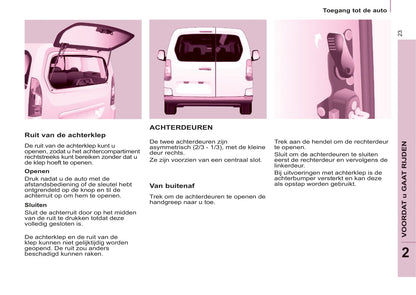 2013-2014 Peugeot Partner Tepee Manuel du propriétaire | Néerlandais