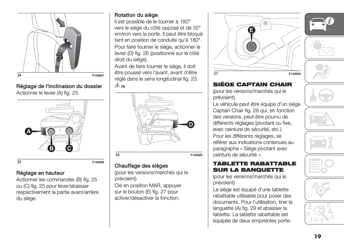 2019-2020 Fiat Ducato Owner's Manual | French