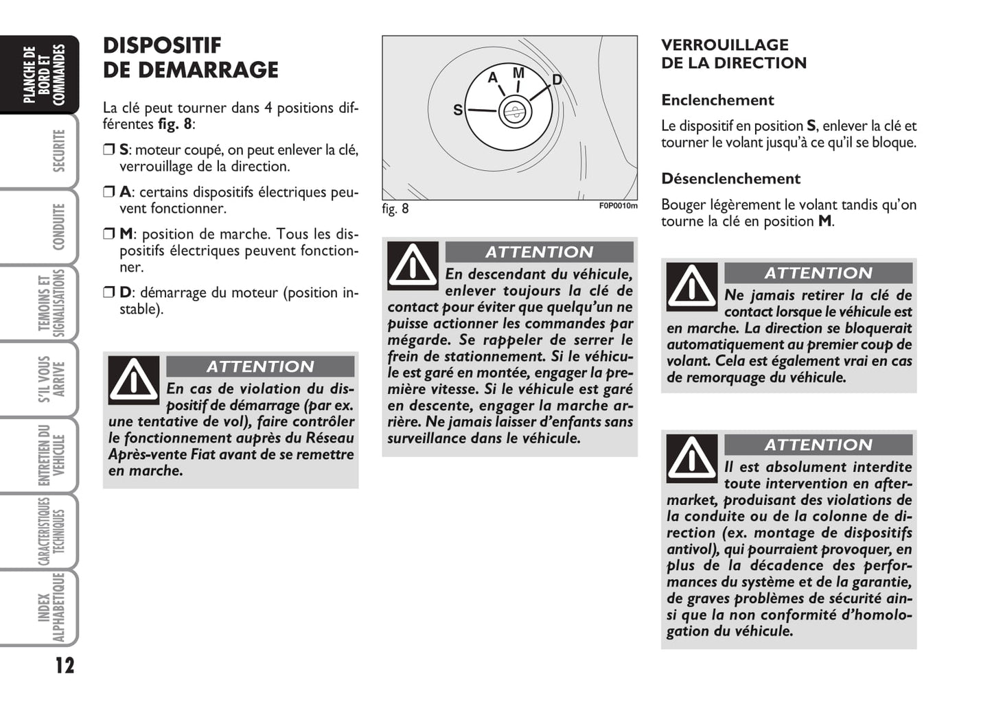 2012-2017 Fiat Scudo Manuel du propriétaire | Français