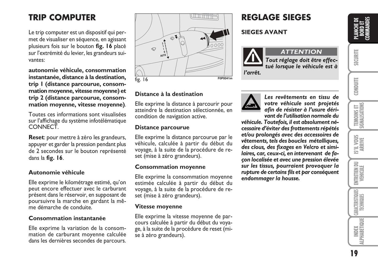 2014-2015 Fiat Scudo Gebruikershandleiding | Frans